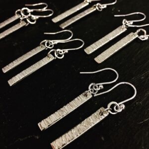 Sea Stacks Drop Earrings - handmade by Yala Jewellery Shetland (view 3)