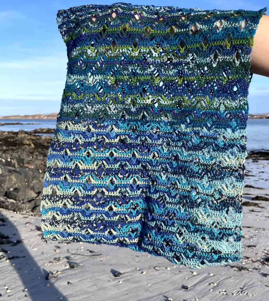 Stormy Seas Cowl - handmade by Lubadair (view 2)