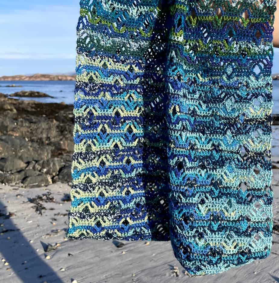 Stormy Seas Cowl - handmade by Lubadair (view 7)