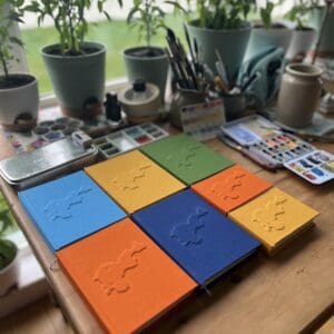 Embossed Tiree Watercolour Sketchbooks - Image 8