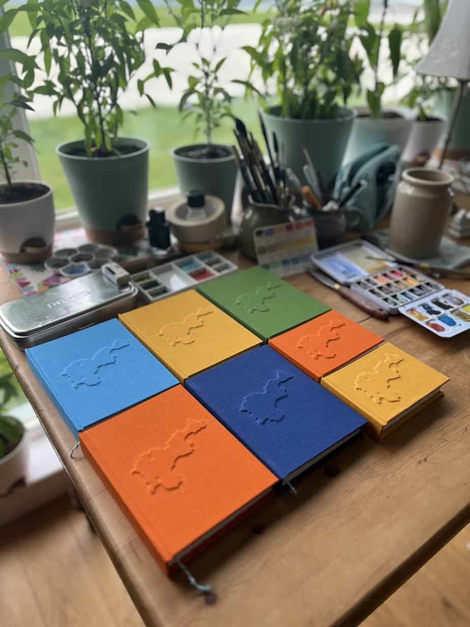 Embossed Tiree Watercolour Sketchbooks - Image 8