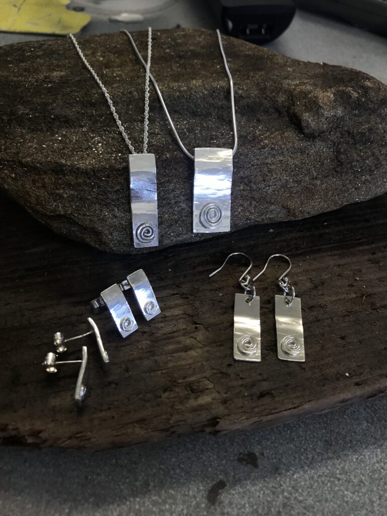 'Sandy Beach' post Earrings