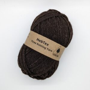 Brown Aran Knitting Yarn (HebTex - Worsted Spun) - Image 5