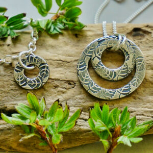 Rings of Leaves Earrings - Image 3