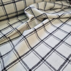 Cream and Brown Tiree Tweed - Image 1