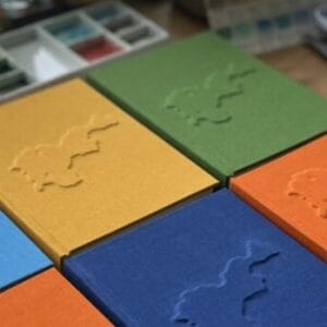 Embossed Tiree Watercolour Sketchbooks - Image 3