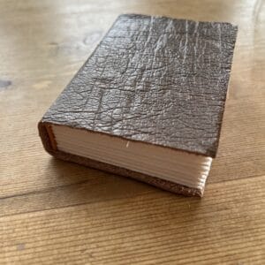 Pocket Sized Watercolour Sketchbook Covered with Reclaimed Leather.