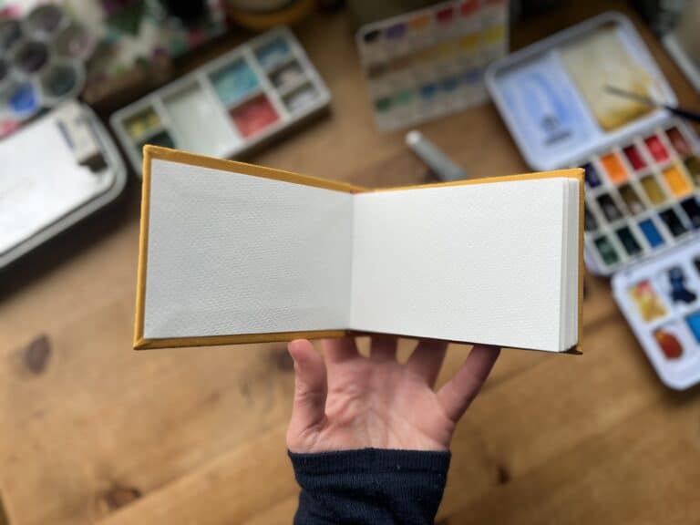 Embossed Tiree Watercolour Sketchbooks