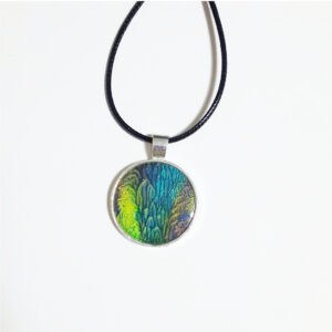 Choice of Aurora Handmade Necklace with Metal Bezel - Image 5
