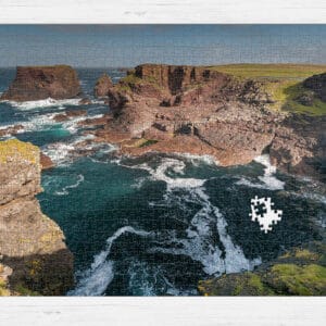 Eshaness Cliffs 1000 Piece Jigsaw Puzzle - Image 2