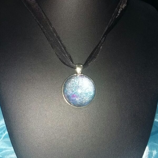 Galaxy Universe Glow in the Dark Necklace