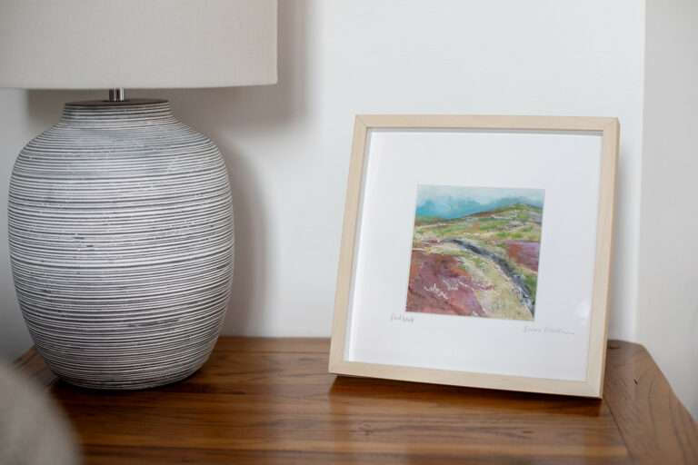 Peat Track, Hebrides - handmade by Emma MacKenzie Textiles