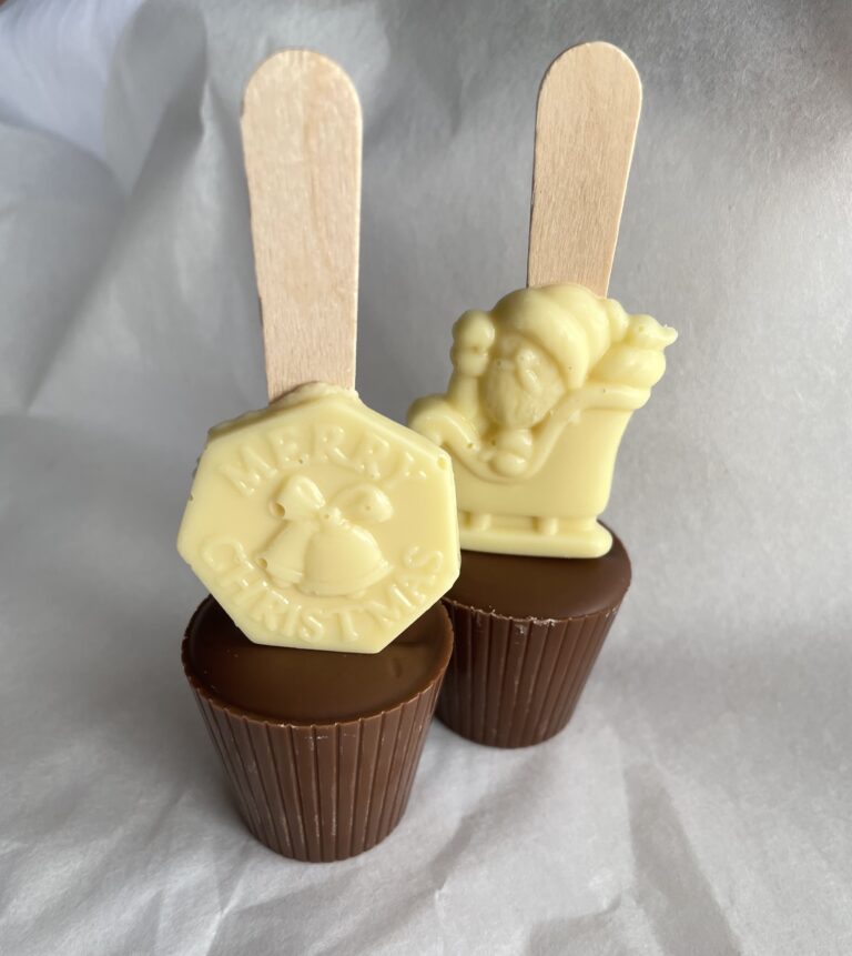 Festive Hot Chocolate Spoon - handmade by IslayCocoa