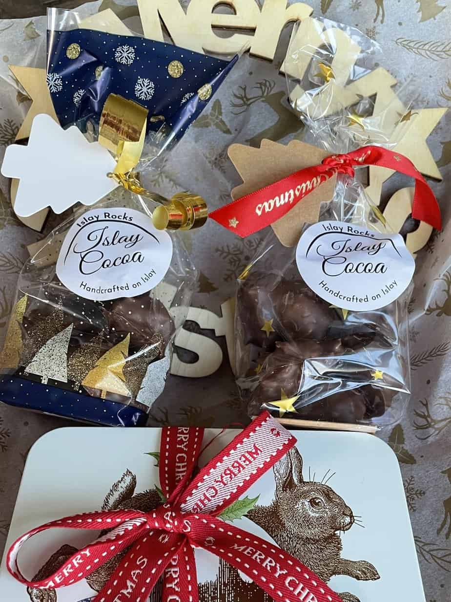 Festive Islay Rocks - handmade by IslayCocoa