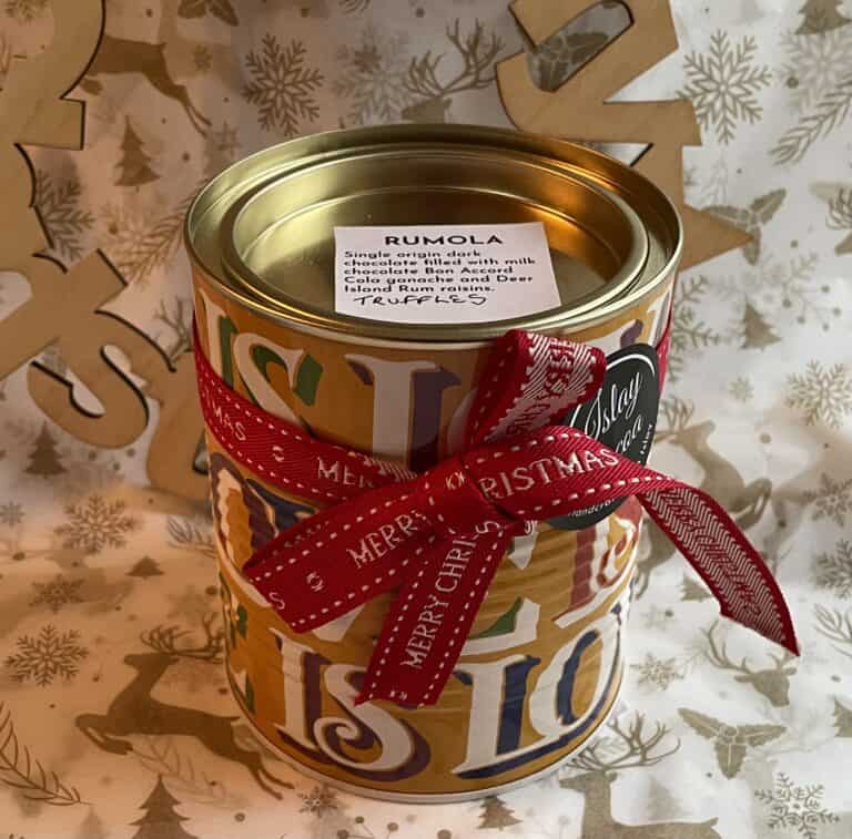 RUMOLA Truffles Gift Tin - handmade by IslayCocoa