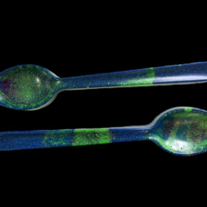 Aurora borealis spoons from Shetland. - Image 4