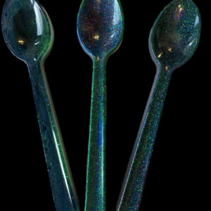 Aurora borealis spoons from Shetland. - Image 3