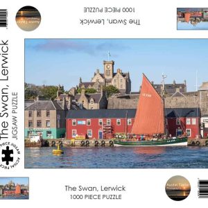 The Swan, Lerwick 1000 Piece Jigsaw Puzzle - handmade by Austin Taylor Photography (view 2)
