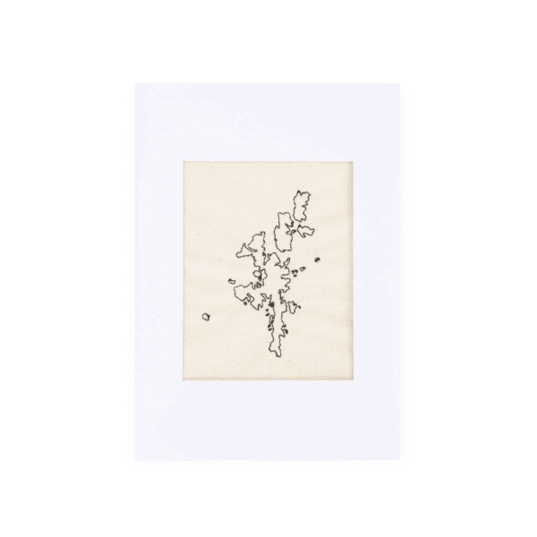 Shetland Isle Embroidered Card