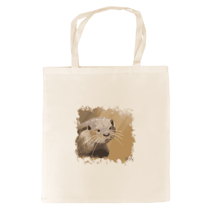 Otter Tote - handmade by Jade Crafts Shetland