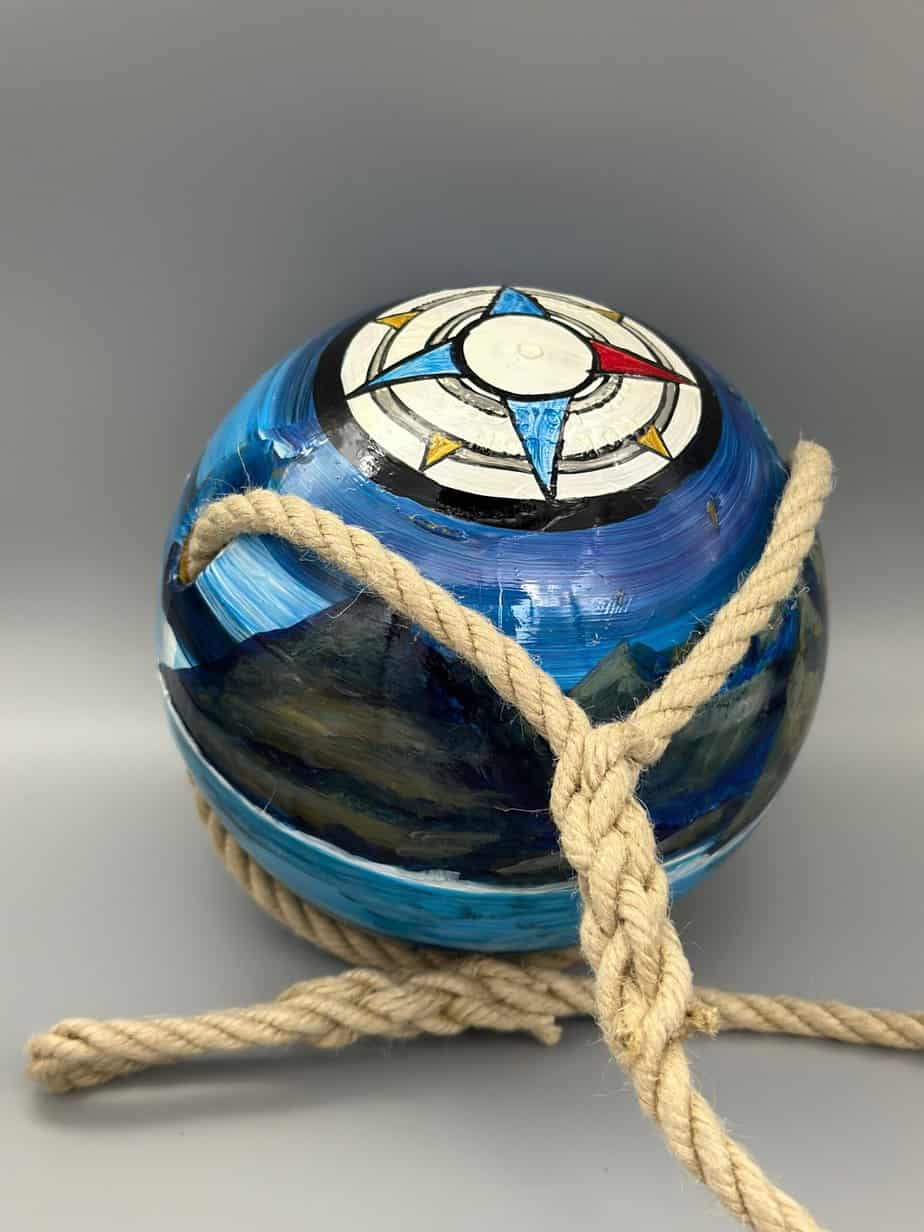 Cuillin - Medium float - handmade by Fishing Float Art (view 2)