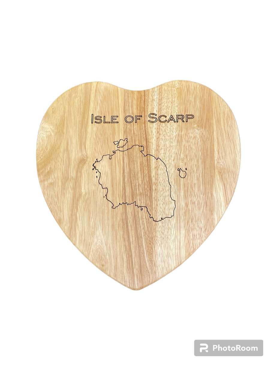 Isle of Scarp engraved chopping board - Image 1