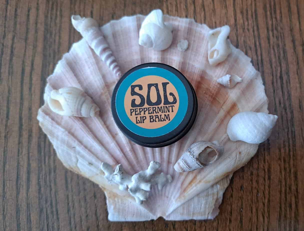 Peppermint Lip Balm - handmade by Sol Soap