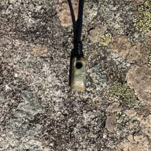 greenstone pendant - handmade by Gneiss Things (view 2)