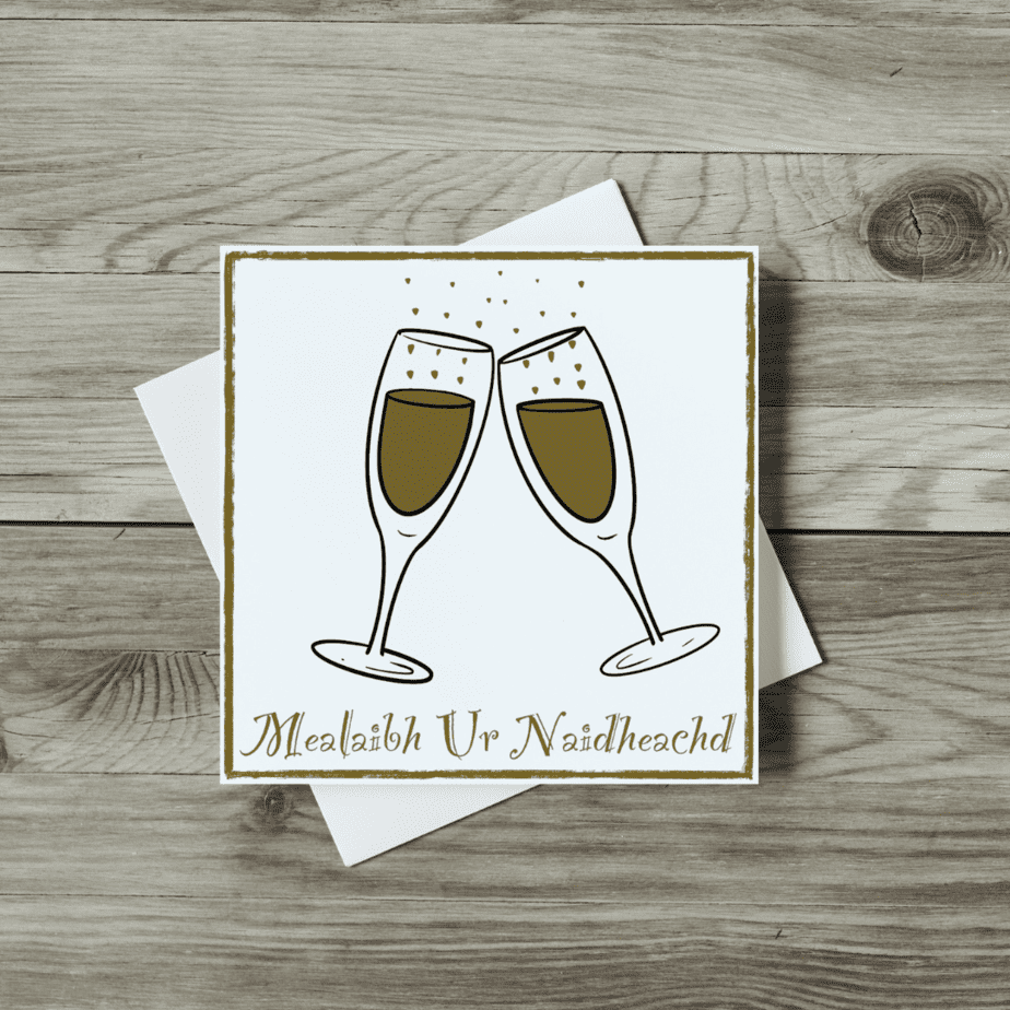 Mealaibh Ur Naidheachd Gaelic Congratulations Card