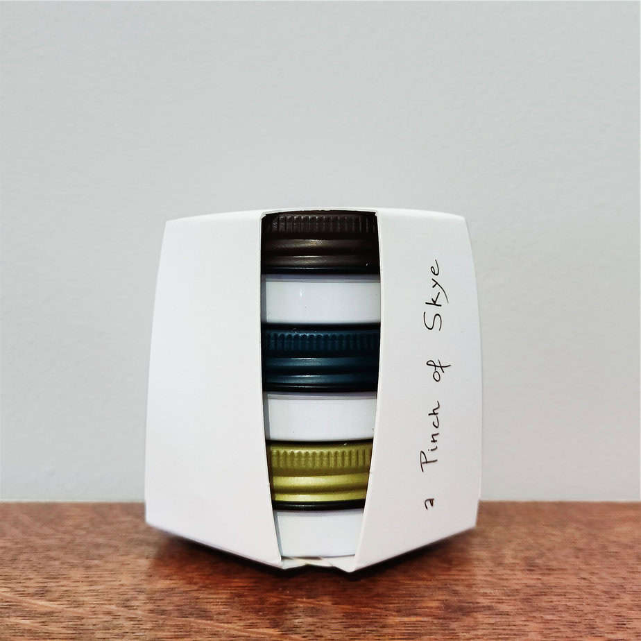 A Pinch of Skye - 3 x 25g Natural and Flavoured Sea Salts Gift Set - handmade by Isle of Skye Sea Salt (view 3)