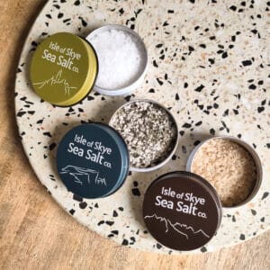 A Pinch of Skye - 3 x 25g Natural and Flavoured Sea Salts Gift Set - handmade by Isle of Skye Sea Salt (view 2)