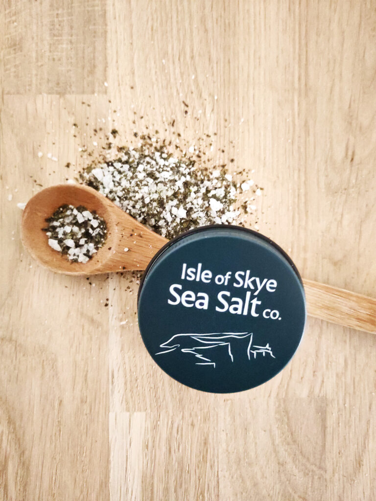 Sea Salt Crystals and Seaweed Flakes - On the go 25g - handmade by Isle of Skye Sea Salt (view 2)