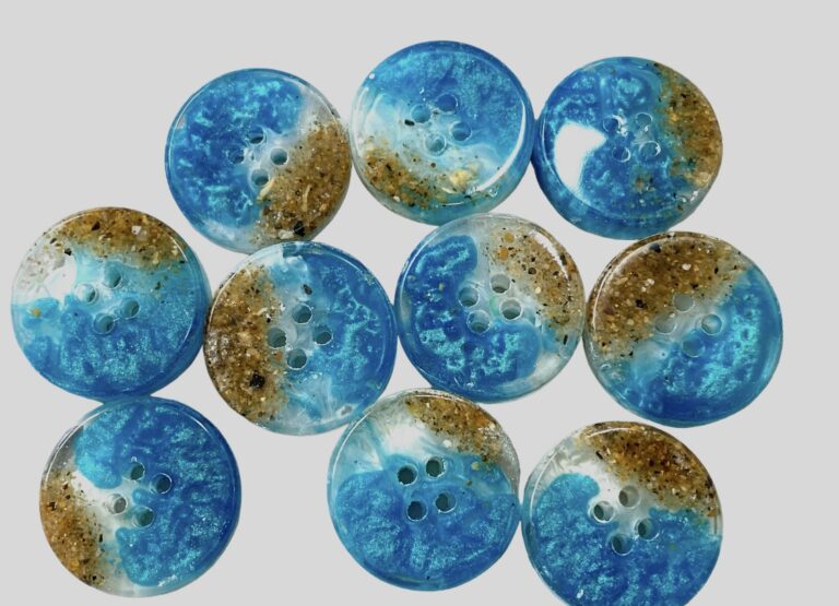 Shetland tv series beach buttons! - handmade by Sarah Kay Arts