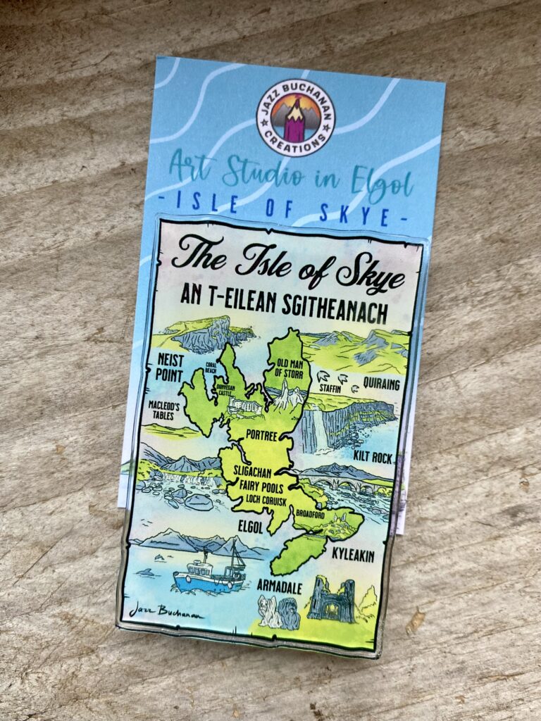 Isle of Skye acrylic fridge magnet