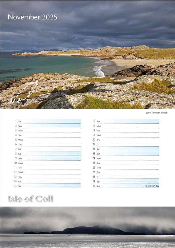 2025 Coll Calendar A3