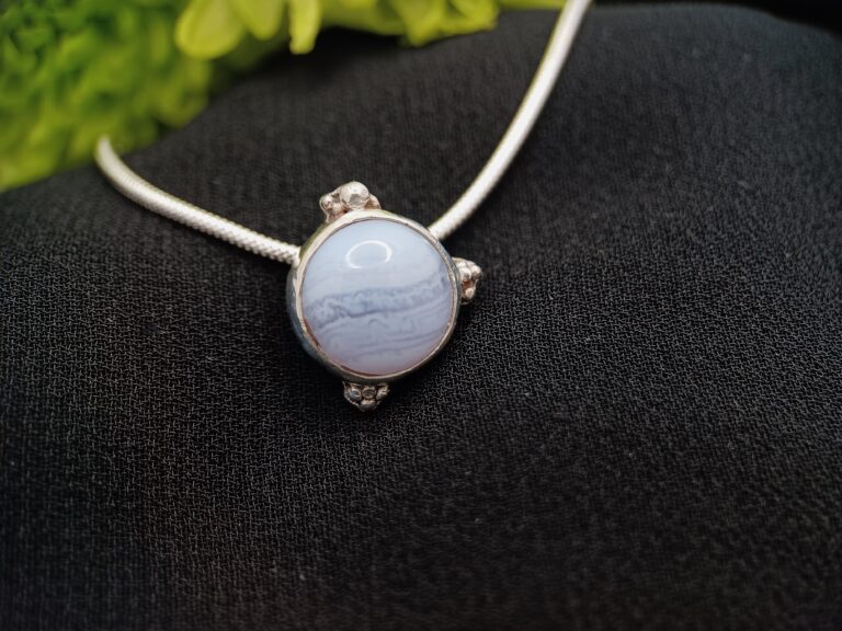 Daydreamer Blue Lace Agate pendant