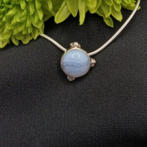 Daydreamer Blue Lace Agate pendant - Image 2