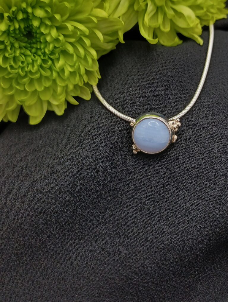 Daydreamer Blue Lace Agate pendant