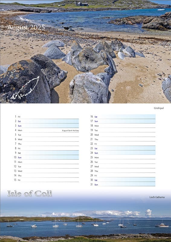 2025 Coll Calendar A3