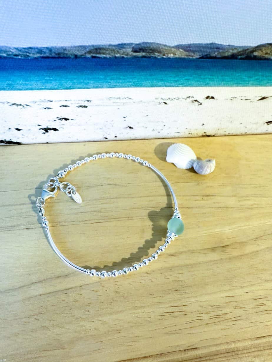 Still Seas Hebridean Sea Glass Bracelet - Image 3