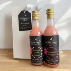 Cocktail inspired dessert sauce Gift Set - Raspberry Ripple Martini & Strawberry Daiquiri - Image 10