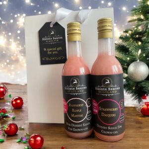 Cocktail inspired dessert sauce Gift Set - Raspberry Ripple Martini & Strawberry Daiquiri - Image 9