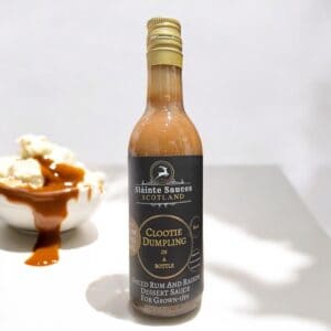 Gift set of two Scottish boozy sauces. Cranachan and Clootie Dumpling. - Image 5