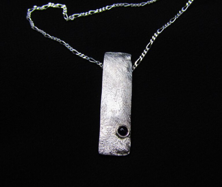Heather Moor Amethyst Pendant - handmade by Loch Sealg Designs (view 3)