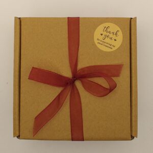 Hand Knitted Gift Box - Red - handmade by Pretty Little Things Orkney (view 3)
