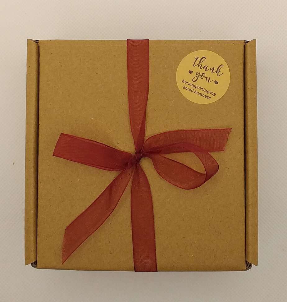Hand Knitted Gift Box - Red - handmade by Pretty Little Things Orkney (view 3)