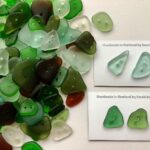 Sea glass buttons