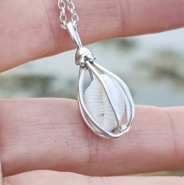 Cowrie Shell Creel Pendant