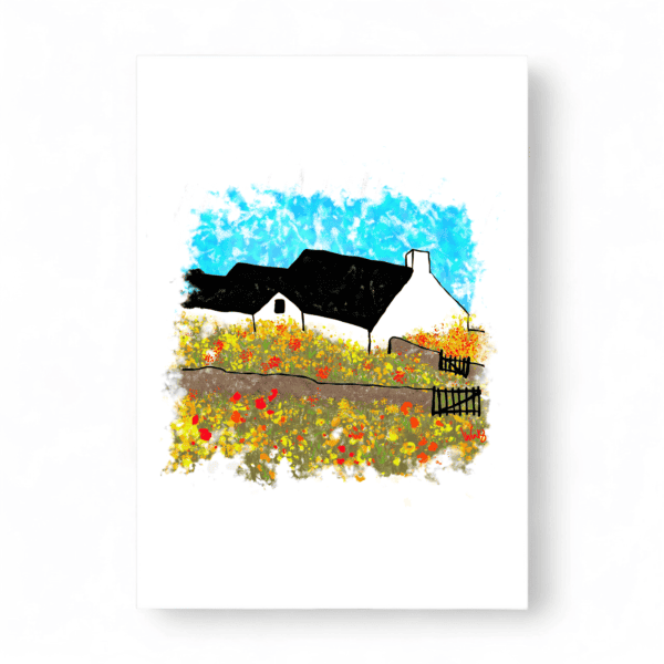 Shetland Croft House Card