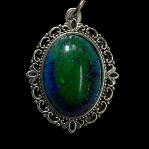Aurora Borealis pendants, Silver Chain. - handmade by Sarah Kay Arts (view 8)